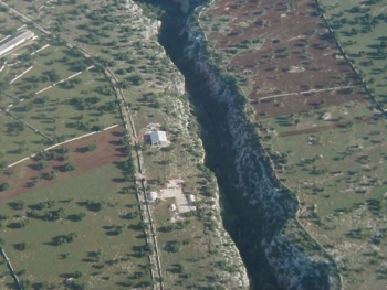 Sicilia, Plateau Ibleo, dove lo scontro tra placche si vede benissimo