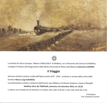 IL VIAGGIO - Sala dei Templari, domenica 18 settembre, ore 18:30