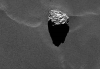 La piramide di Cheope sulla cometa di Rosetta. E' un masso