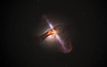 Hubble scopre l'origine dei getti di materia dei buchi neri. Prodotti nelle galassie che si sono fuse con altre